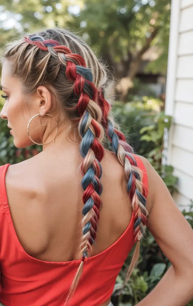 Bold Braided Firecracker