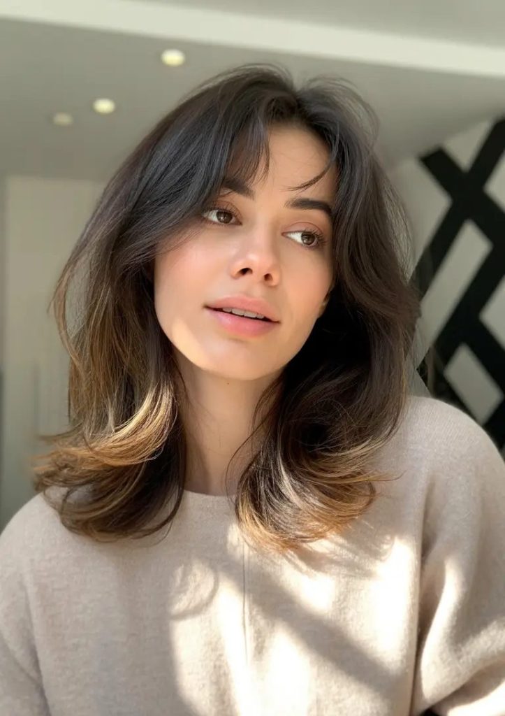 Bronze Espresso Blowout with Hidden Warmth
