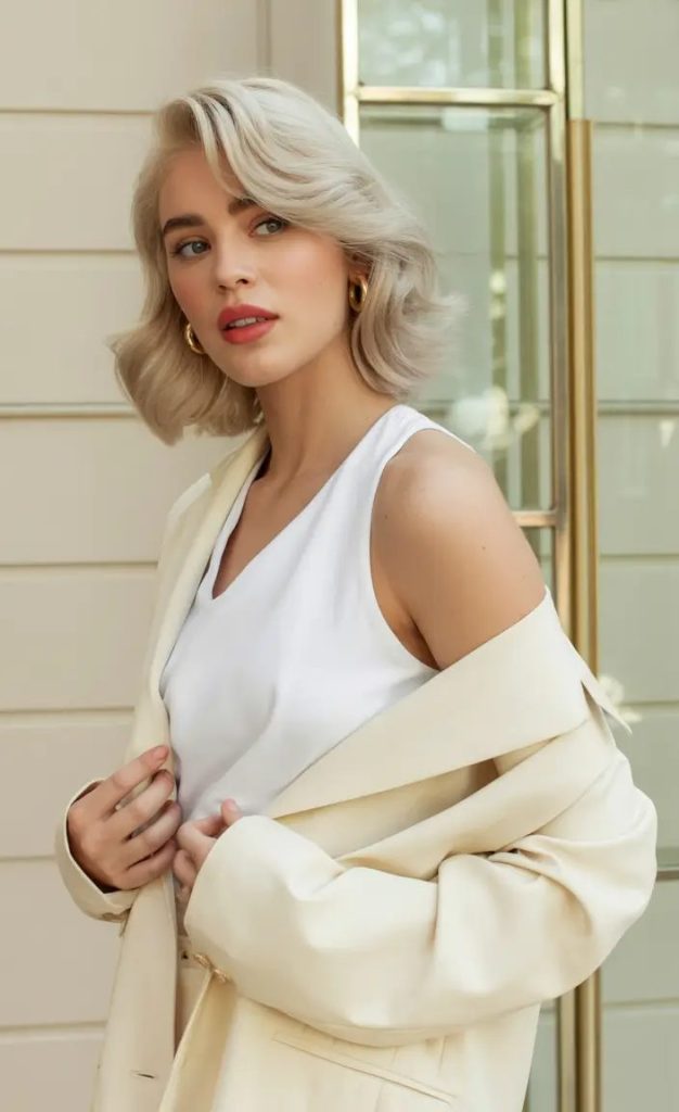 Frosted Champagne Swing with Retro Glam