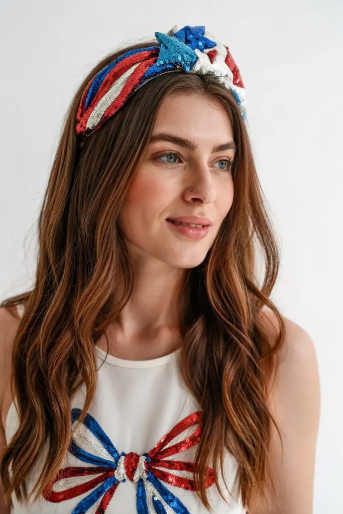 Loose Waves and a Firework-Inspired Headband