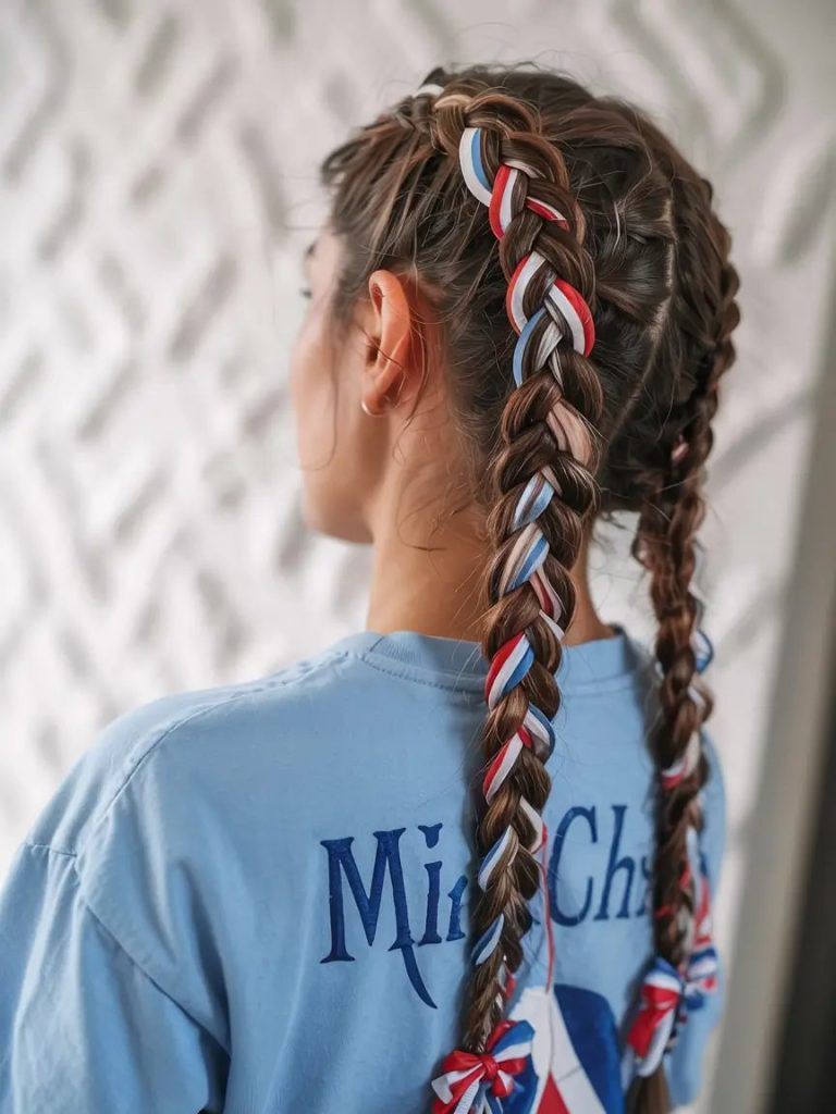 Ribbon-Laced Boxer Braids