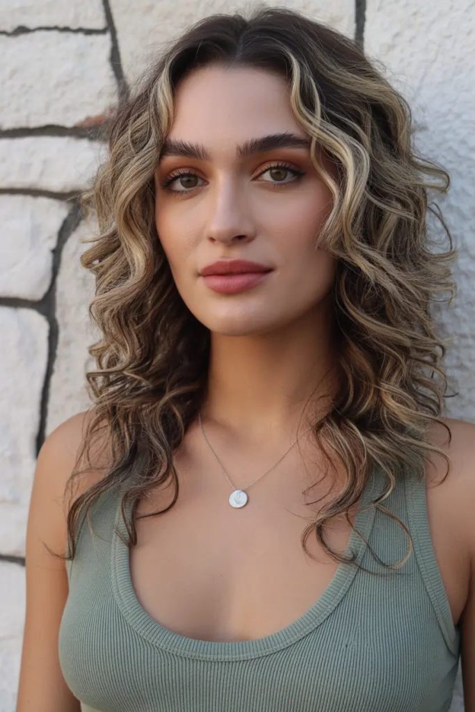 Soft Blonde Curls with Dimensional Warmth