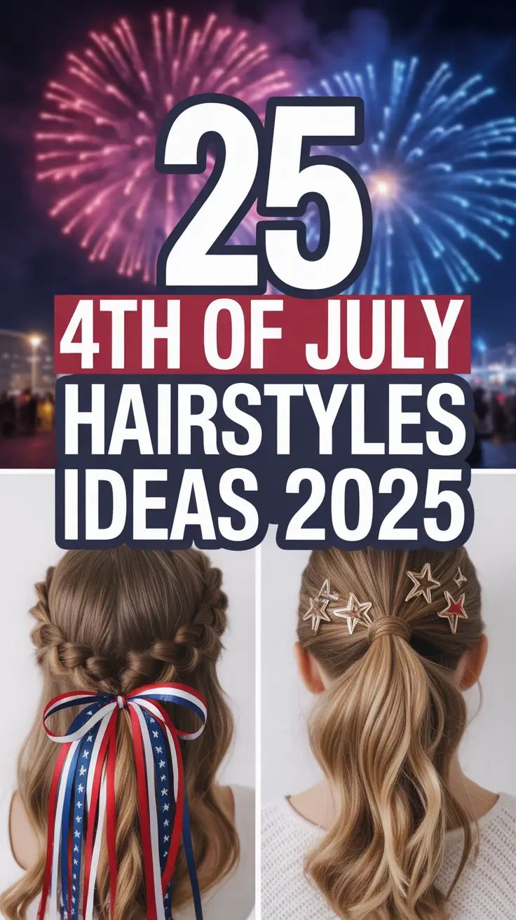 Stunning 4th of July Hairstyles 2025