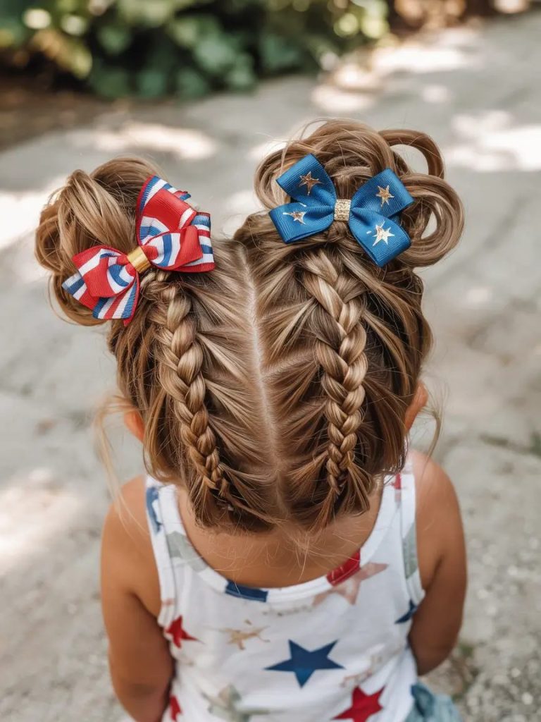 Twist-Top Space Buns for Littles