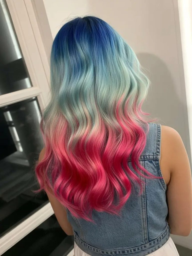 Waves of Red, White, and Blue
