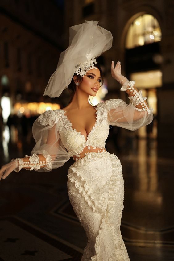 A Vision in Lace and Glamour