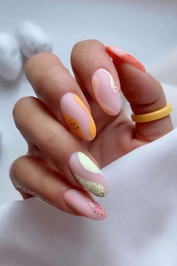 Mid-Length Summer Nails