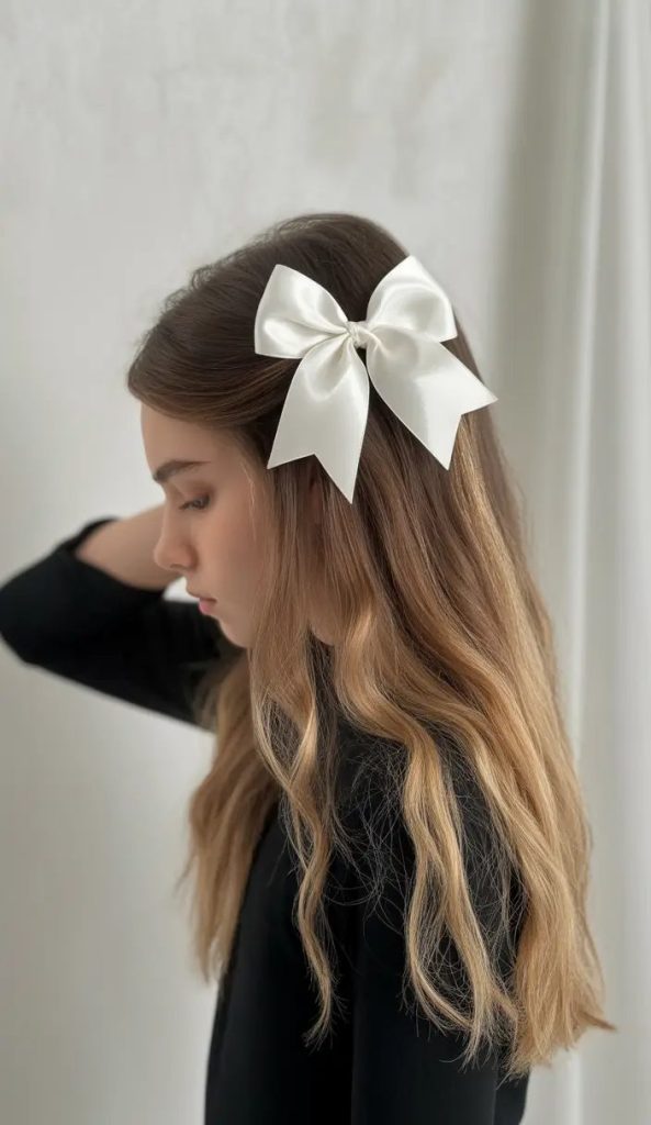 Classic Waves with a Luxe Bow
