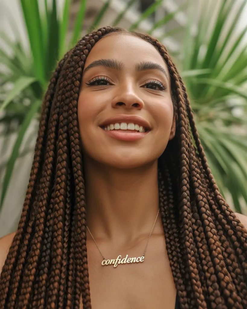 Confidence Braids in Soft Cinnamon