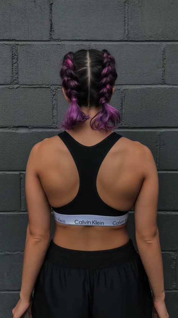 Double Dutch Sporty Braids