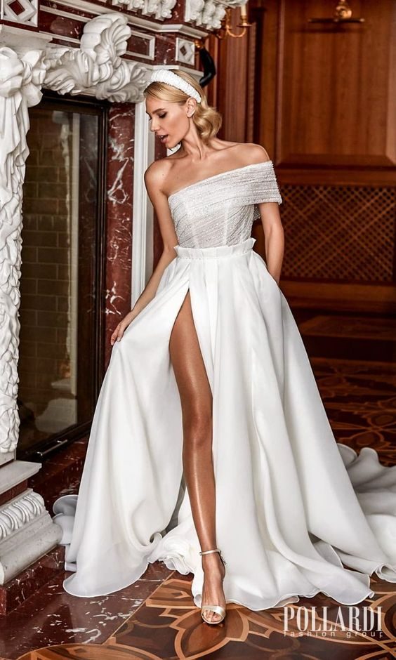 High-Low Hemline for a Bold Twist