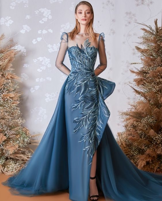 Long Sleeve Deep Blues