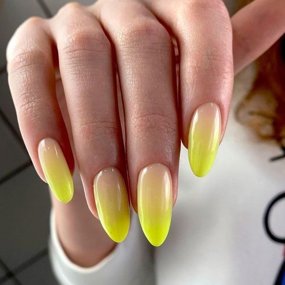Yellow Summer Nails
