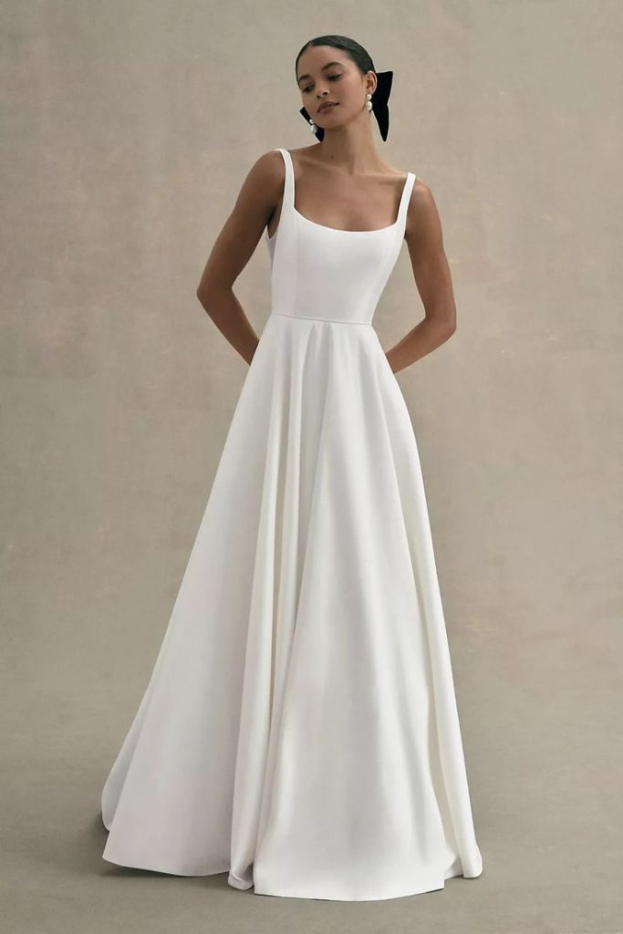 Refined Elegance in a Full-Length Gown
