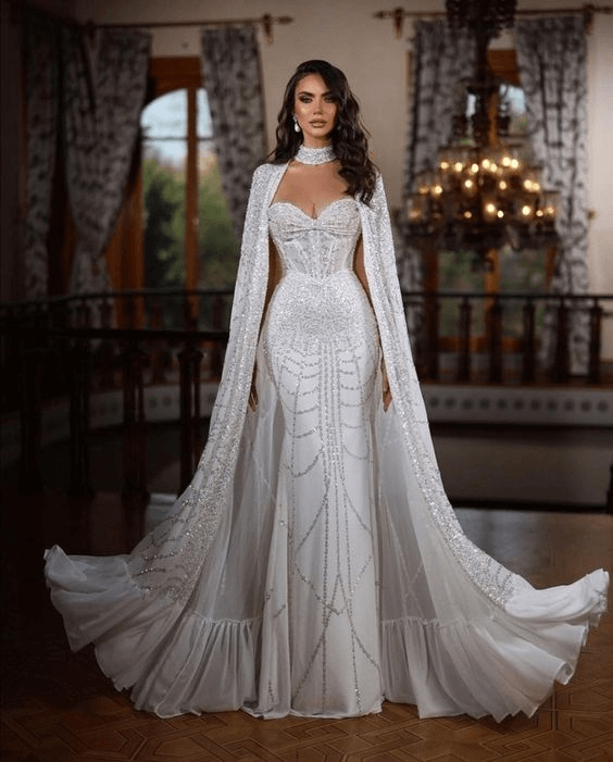Long Train Wedding Dresses