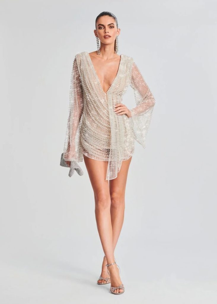 Sequined Sophistication with a Flare 
