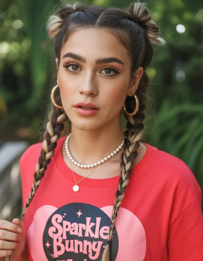 Space Buns & Statement Braids

