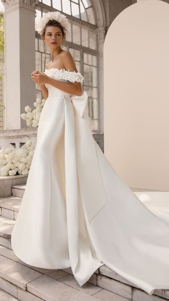 The Floral Off-Shoulder Elegance