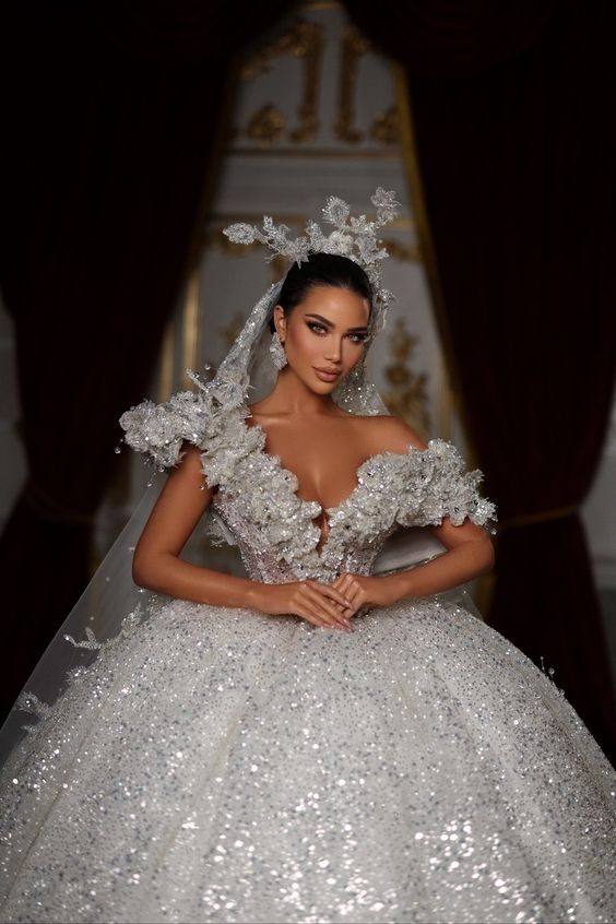 The Regal Sparkle Gown