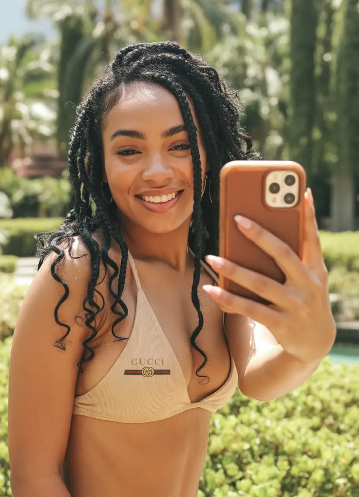 Vacation-Ready Faux Locs with Island Curls
