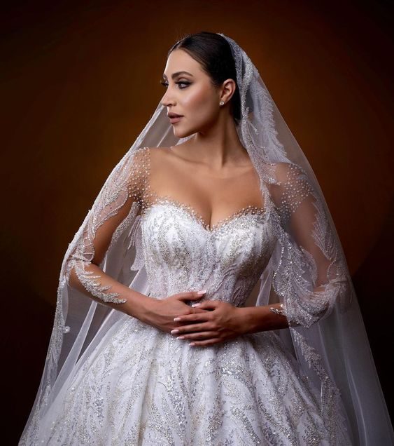 Veiled Beauty The Classic A-line
