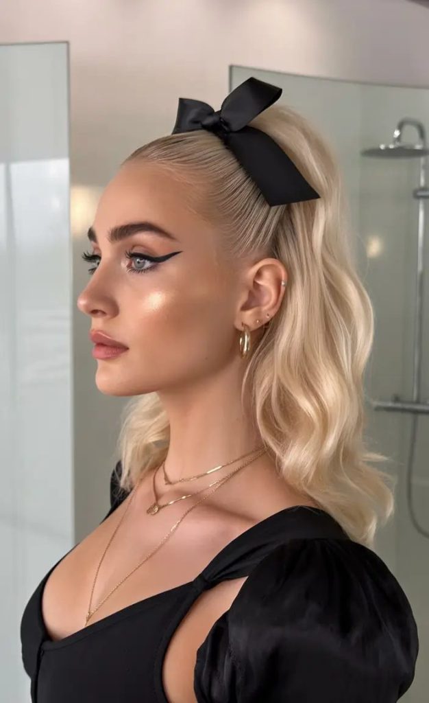 Voluminous Ribbon Pony