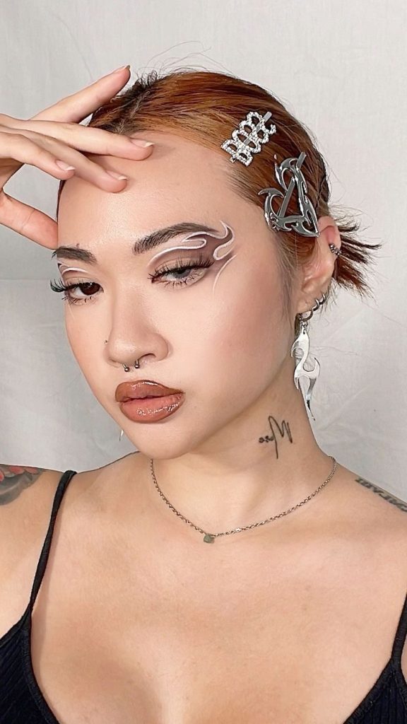 Edgy Elegance with Artistic Flair