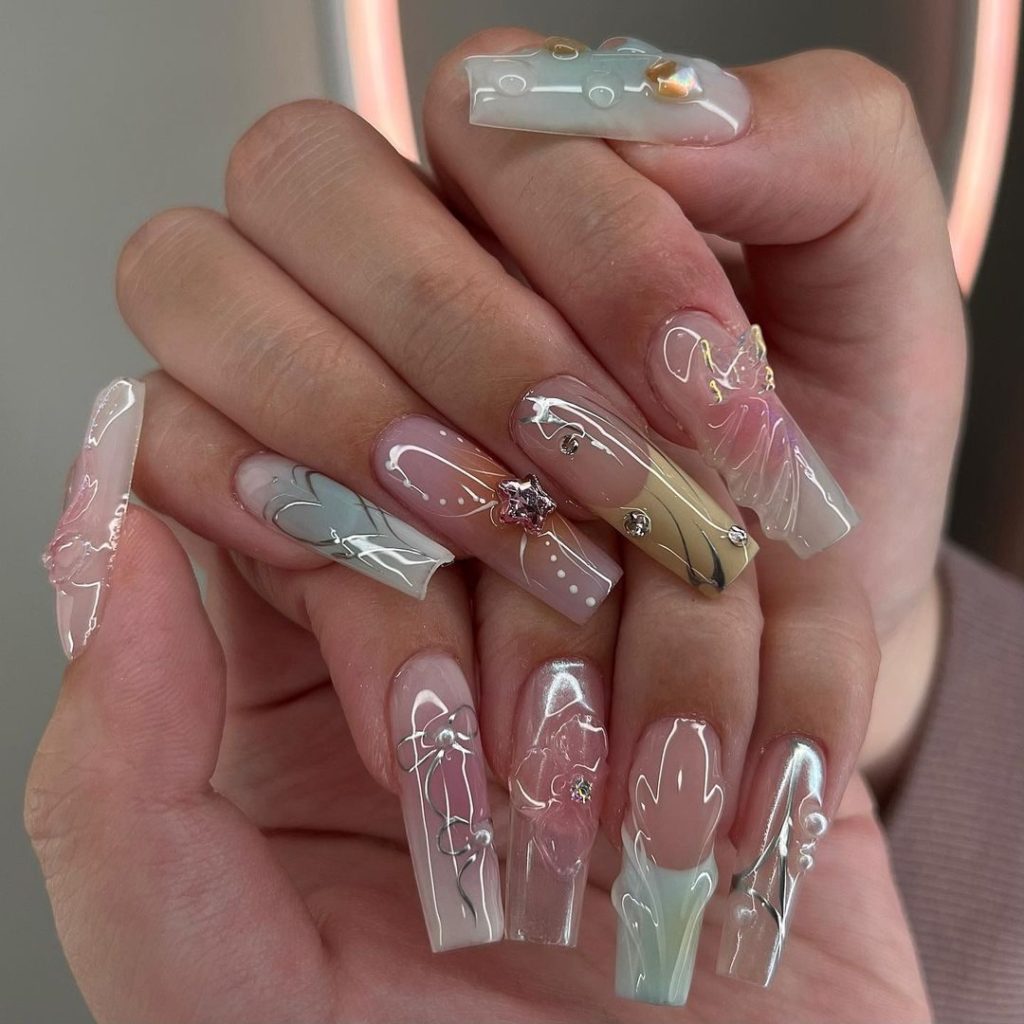 Ethereal Line Work & Sparkles