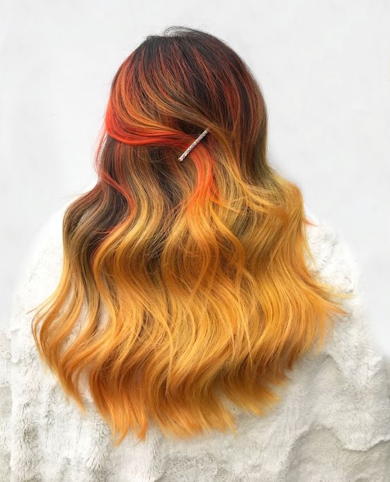 Fiery Embers Ombre