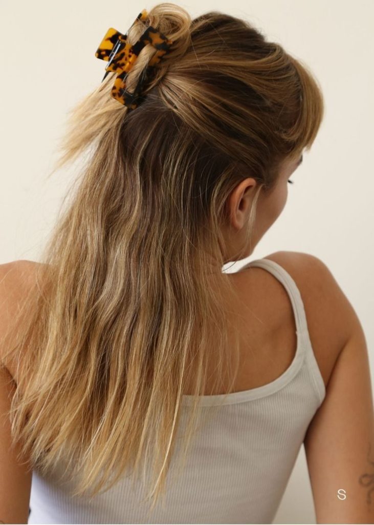 High Pony with a Touch of Wild