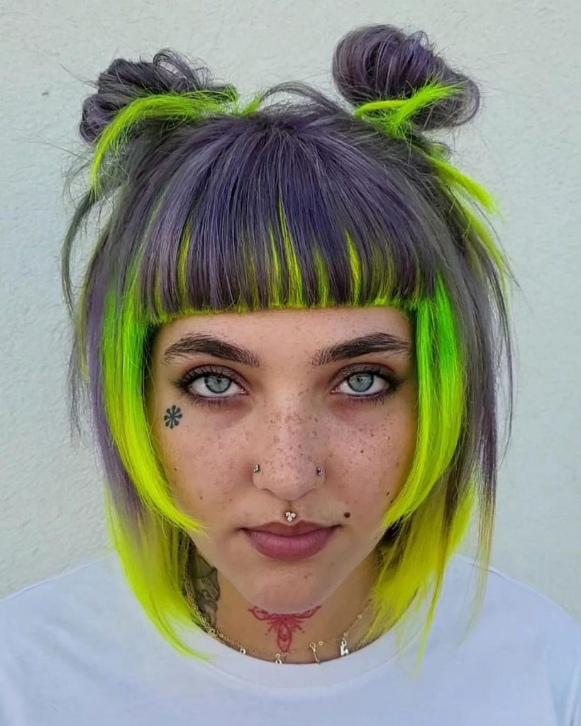Neon Accent Buns