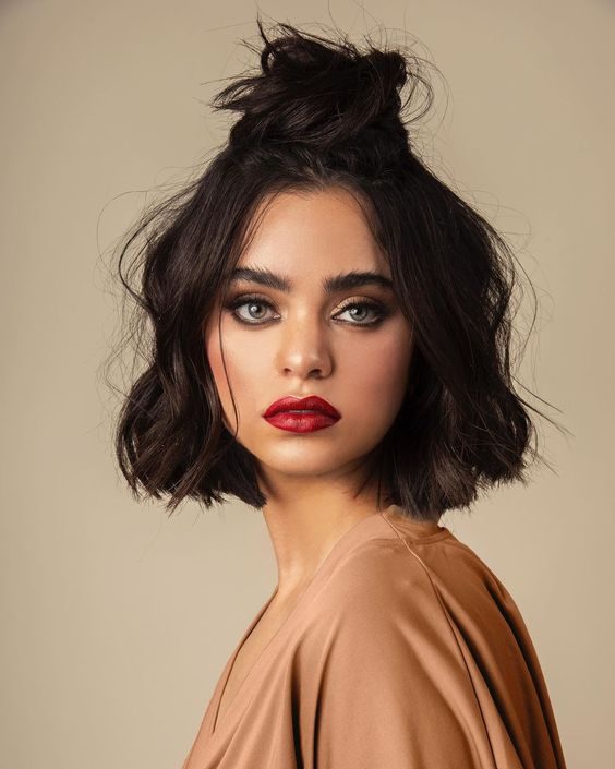 Playful Texture on a Short Bob