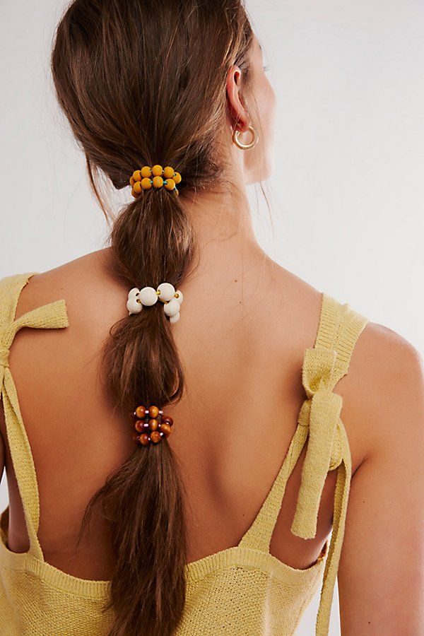 Ponytail Beads for a Playful Touch