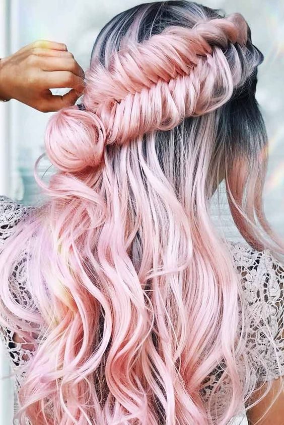 Pulled-Back Pink with Silver Undertones