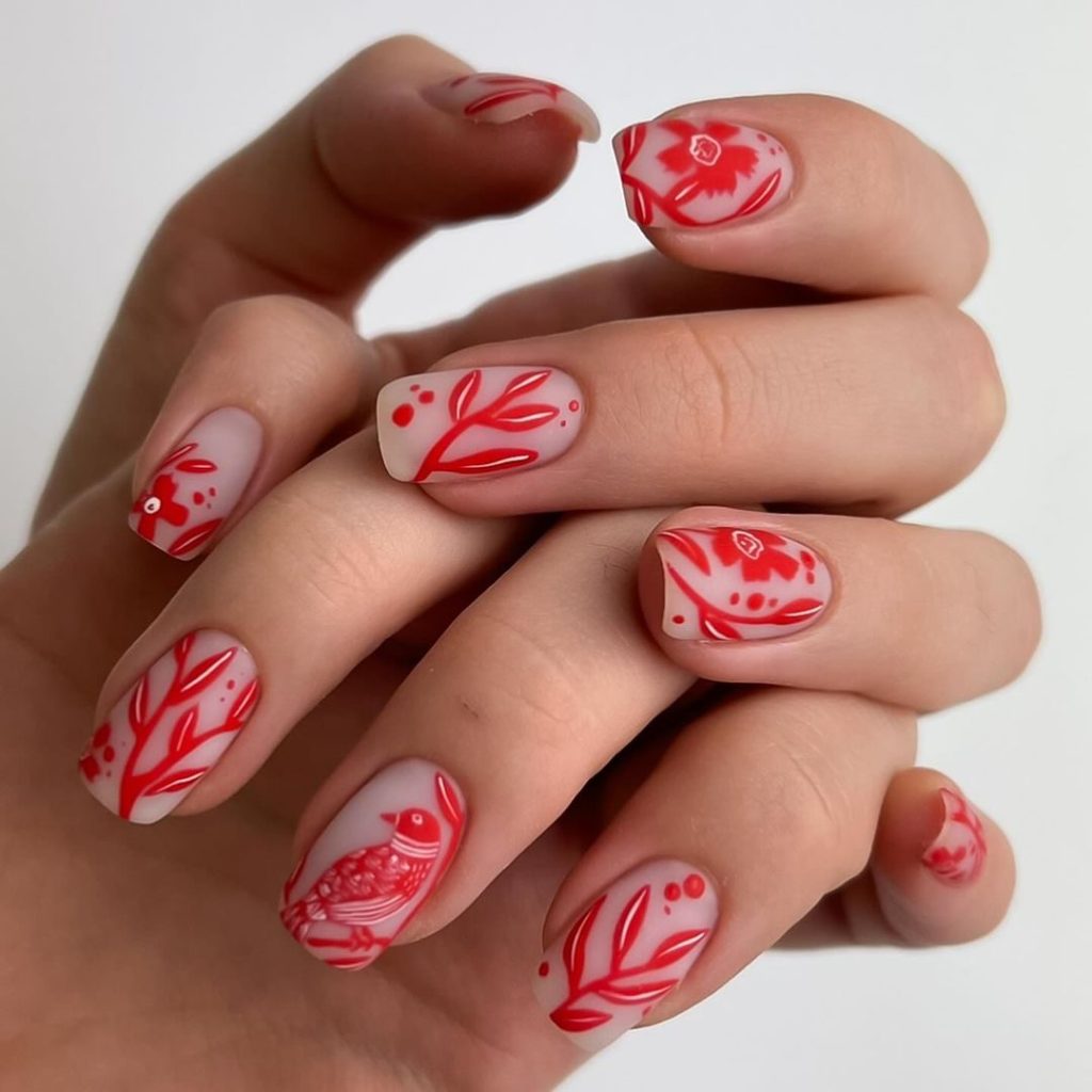 Red Corals and Ocean Whispers