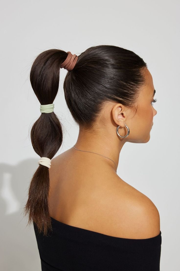Sectioned Ponytail