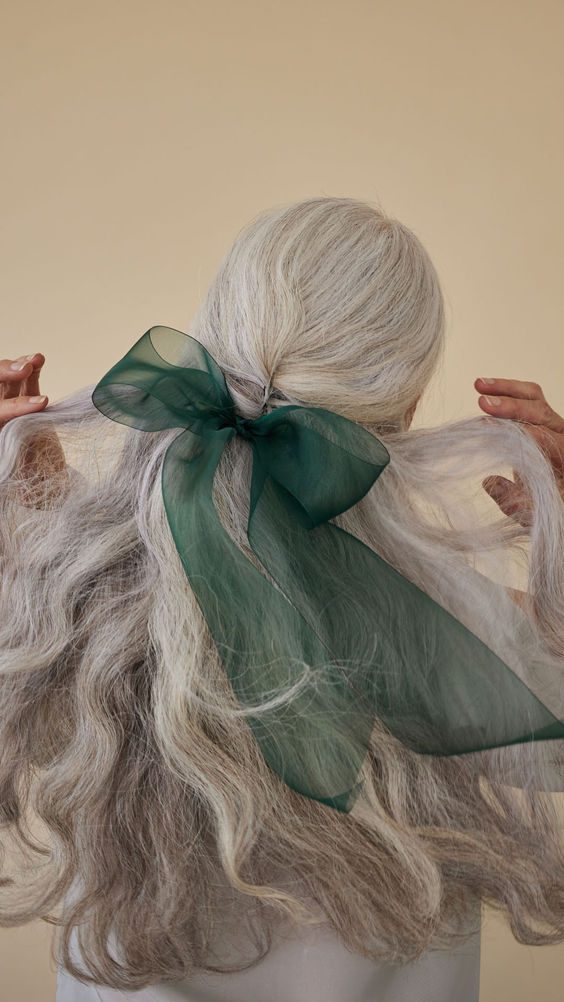 Sheer Elegance Whimsical Waves and Bows