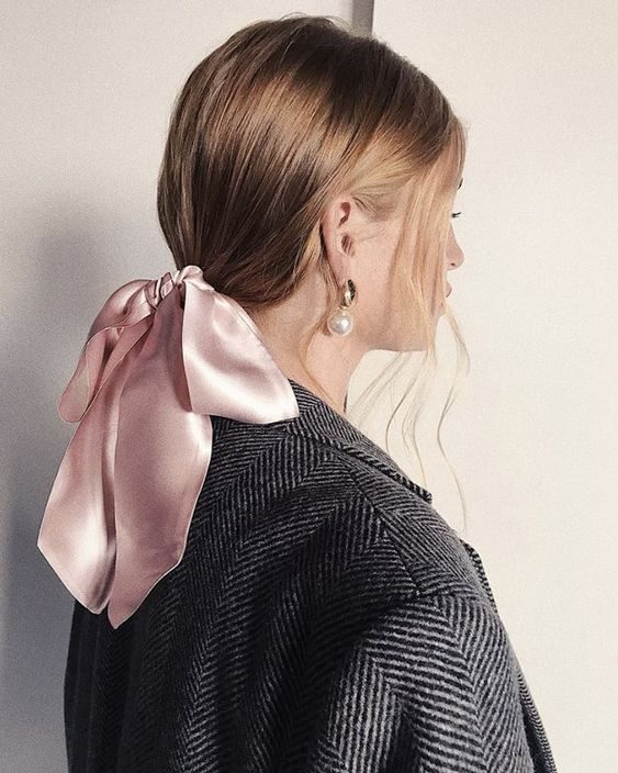 Silk Ribbon Ponytail