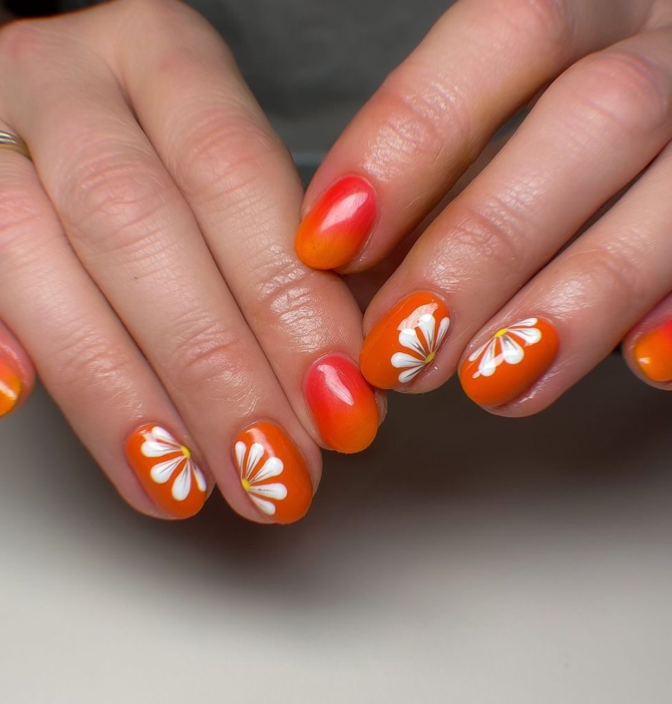 Sunset Ombre Florals