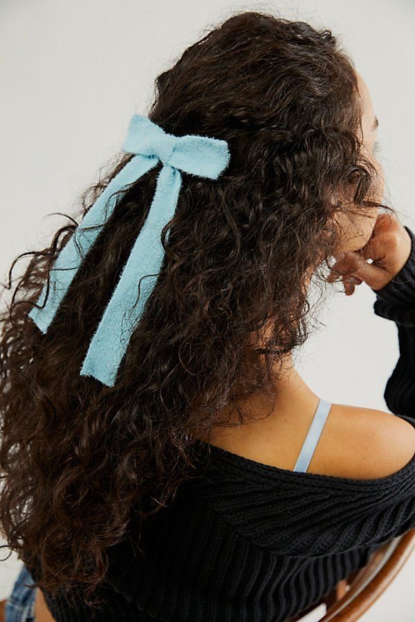 Sweet and Sassy Tied-Up Curls with a Color Pop