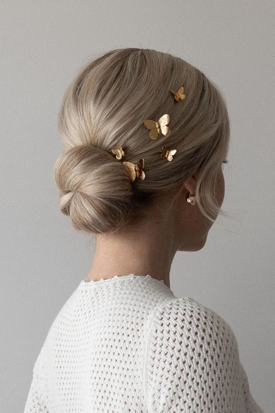The Butterfly Low Bun