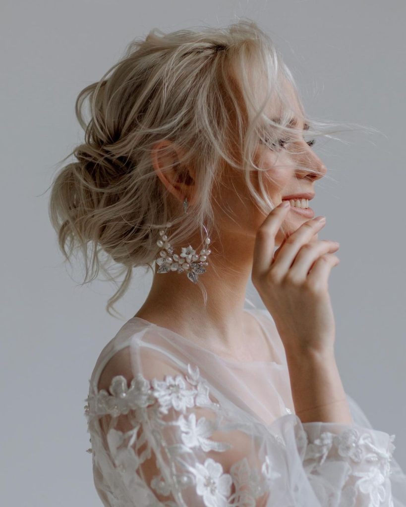 The Disheveled Blonde Beauty