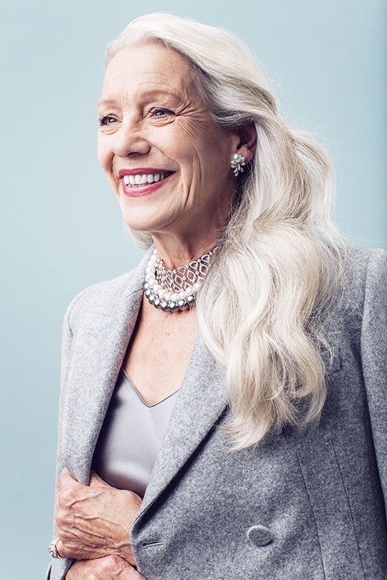 The Platinum Queen Long Locks of Sophistication