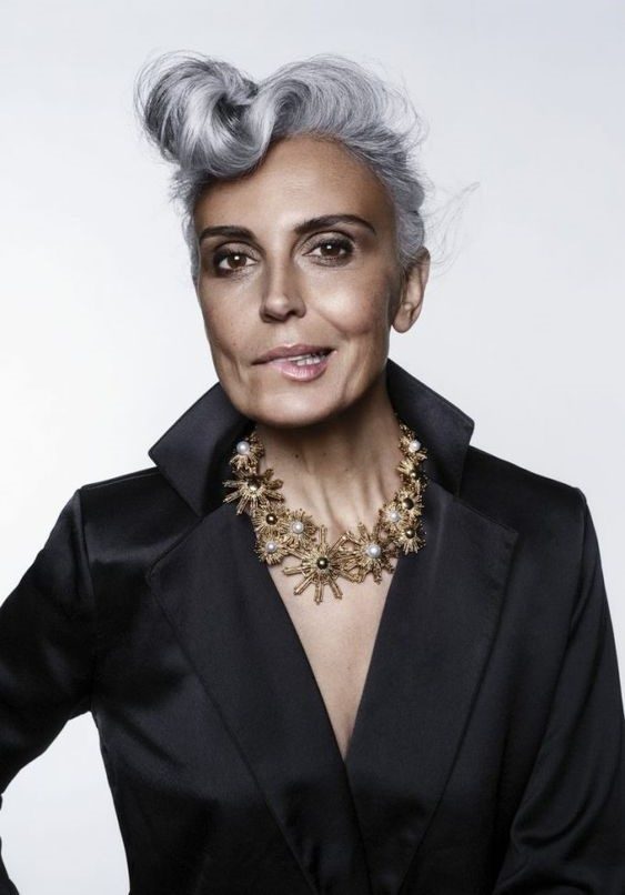 The Silver Fox Updo Vintage Glamour