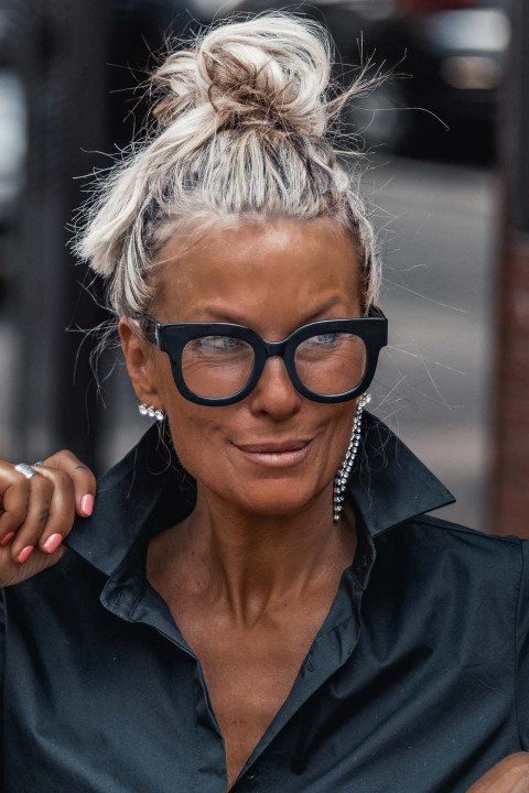 The Trendsetting Top Knot Defying Age with Style