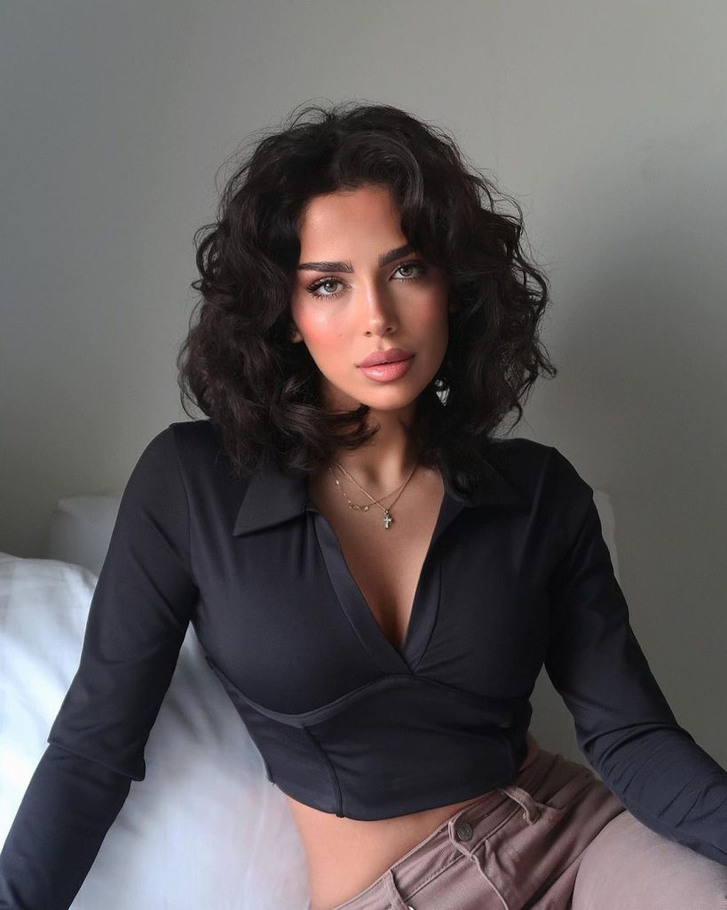 The Voluminous Curly Bob