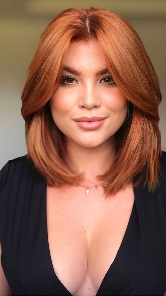 Vibrant Copper Bob