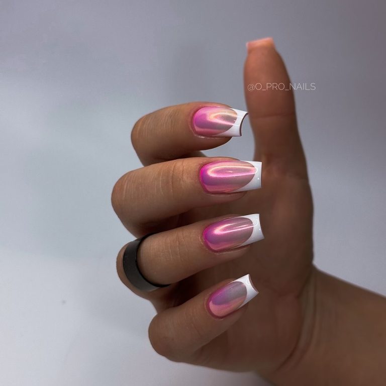 trendy summer ombre nails
